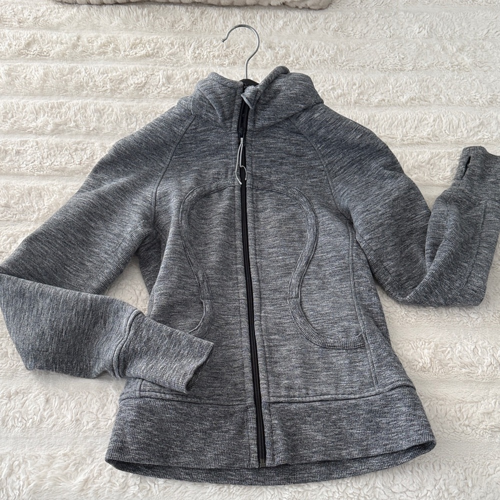 lululemon athletica Gray Scuba Jacket